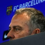Hansi Flick veut un Barça conquérant contre le Real KEYSTONE/EPA/Alejandro Estevez